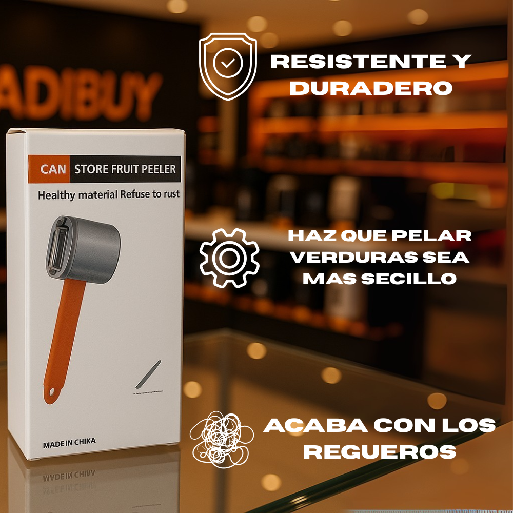 Pelador con depósito - Pela y sigue sin parar a limpiar