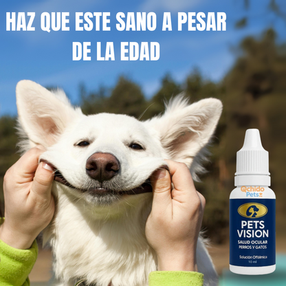 Regenerador ocular para MASCOTAS – Conjuntivitis, cataratas, ojo seco y glaucoma