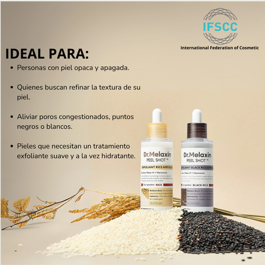 Exfoliante Dr.Melaxin Original - KIT x 2 (Blanco & Negro)