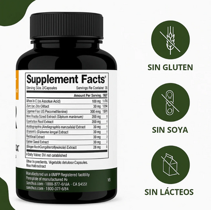 LIVER – Suplemento natural para limpiar el hígado y eliminar toxinas