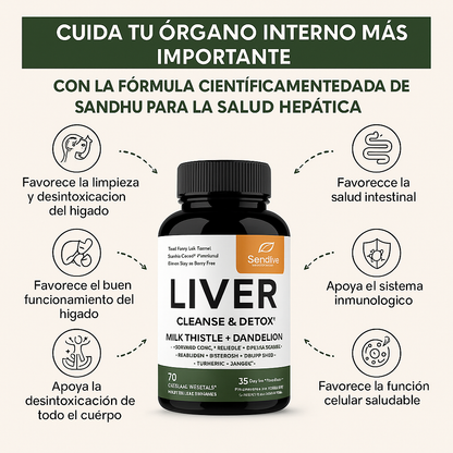 LIVER – Suplemento natural para limpiar el hígado y eliminar toxinas