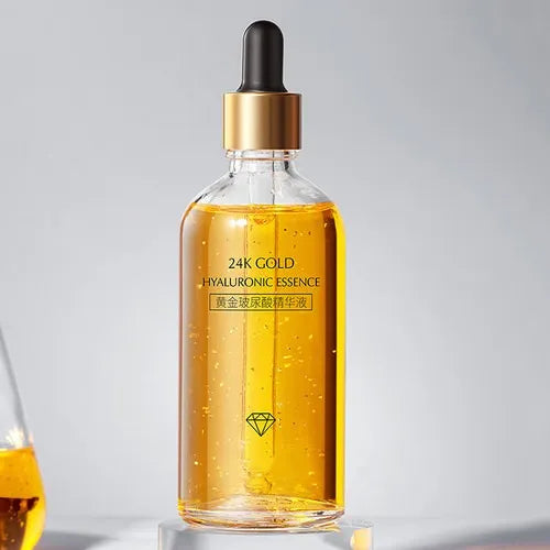 Sérum de oro 24K: piel hidratada, firme y luminosa