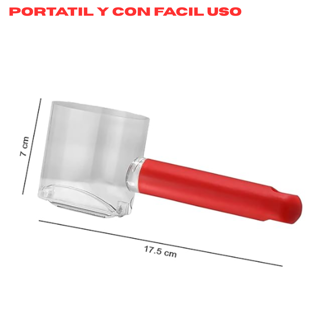 Pelador con depósito - Pela y sigue sin parar a limpiar