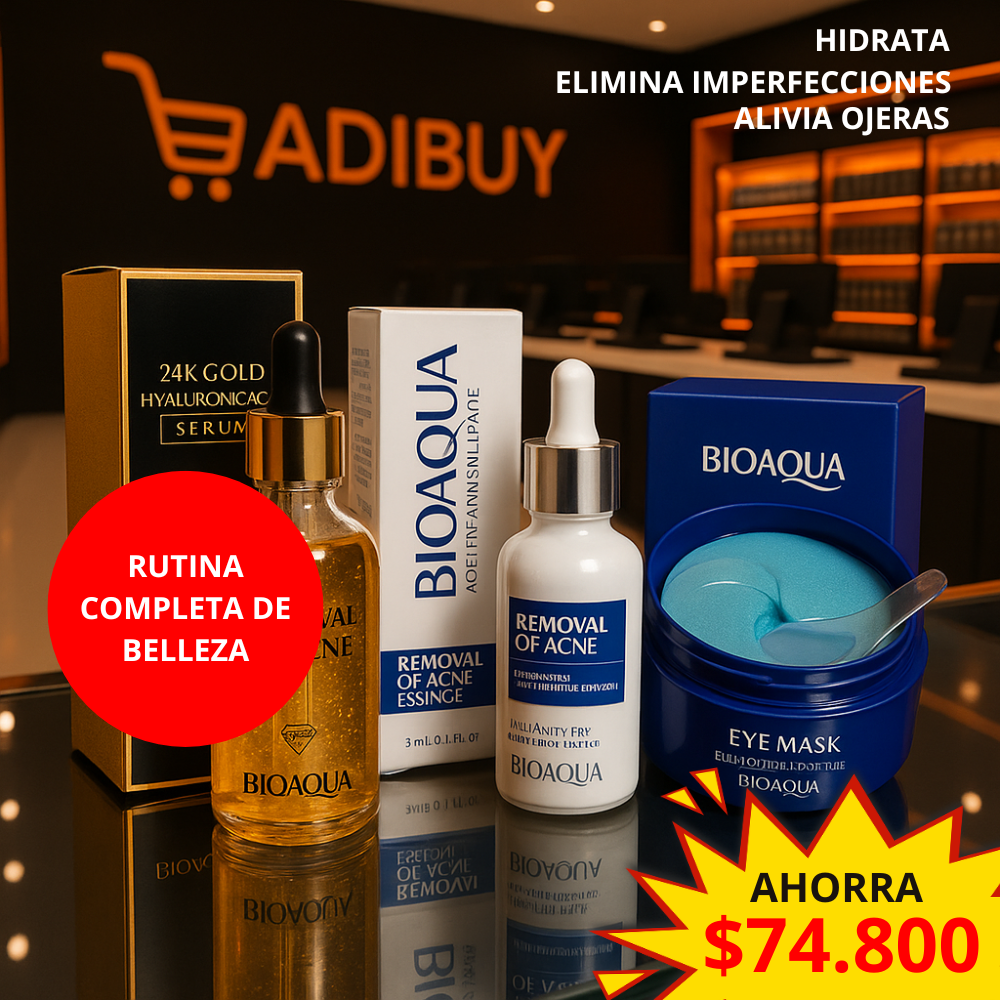 Combo facial completo: controla el acné, reduce ojeras y revive tu piel