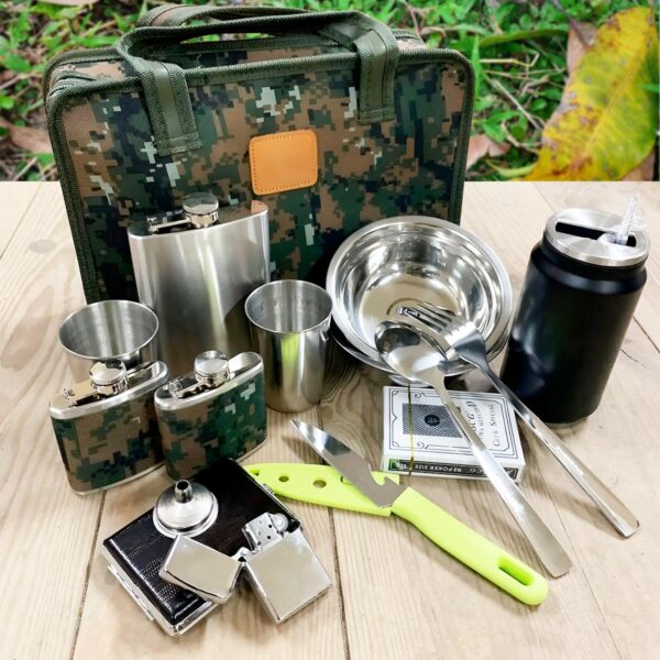 Kit de Supervivencia Militar – Completo, Compacto y Listo para la Aventura