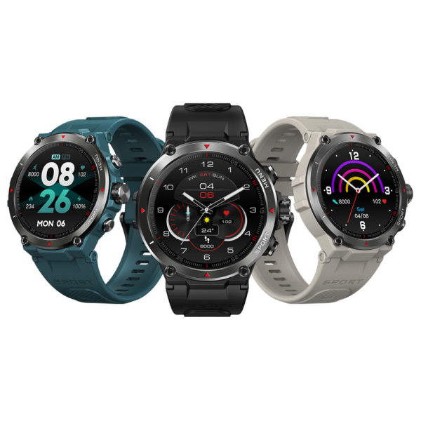 Smartwatch JY33 – AMOLED 1.62”, Bluetooth 5.1, Monitor de Salud y Actividad, IP67, Compatible con Android y iOS - Image 3