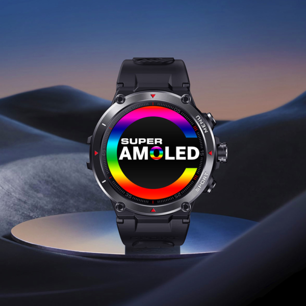 Smartwatch JY33 – AMOLED 1.62”, Bluetooth 5.1, Monitor de Salud y Actividad, IP67, Compatible con Android y iOS - Image 2