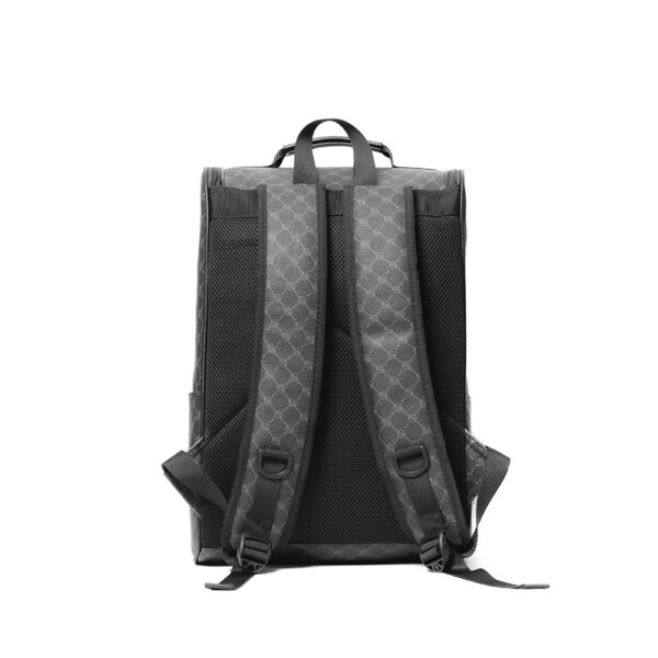 Bolso Mochila Clásica Vintage para Hombre – Impermeable, Espaciosa, Multifuncional, Con Compartimento para Laptop 15.5” - Image 4