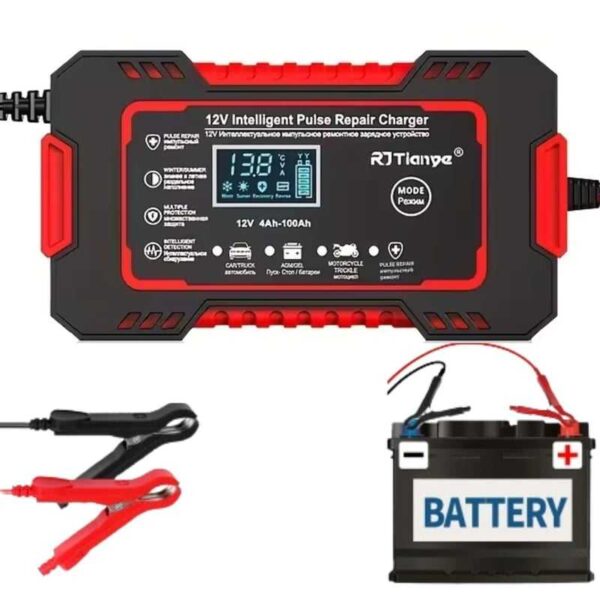 Cargador de Batería Inteligente 12V 6A – Rápido, Seguro y Multifuncional - Image 6