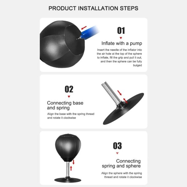 Pera de Boxeo para Escritorio – Resistencia y Diversión en un Solo Producto - Image 3